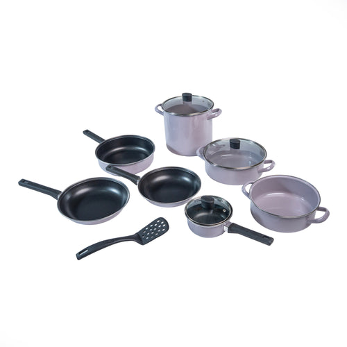 BATERIA PONTEVEDRA ROSA MALVA (Caja con 11 piezas)