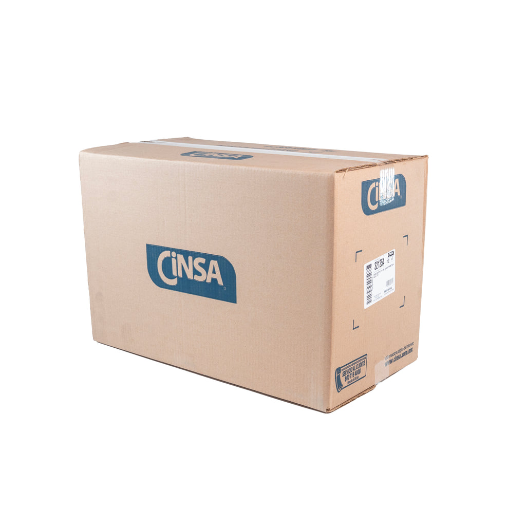 VASO RECTO 14 CM CINSA PRAKTICA AZUL (Caja con 12 piezas)
