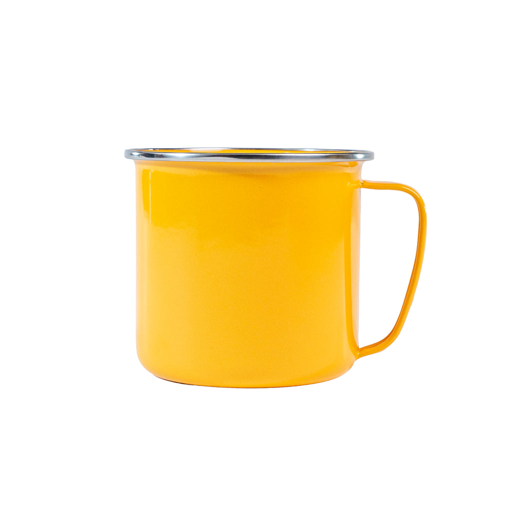 VASO HERVIDOR 14 CM CINSA PRAKTICA AMARILLO (Caja con 12 piezas)