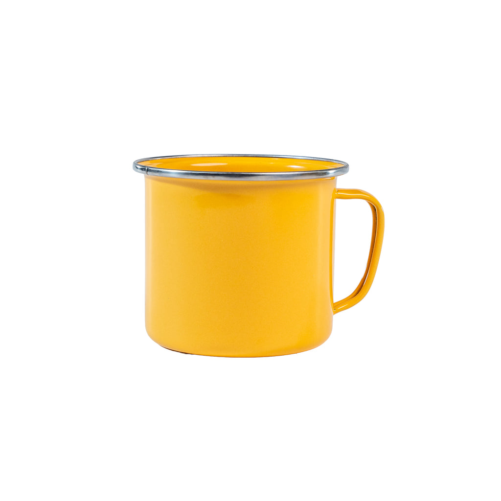 VASO RECTO 12 CM CINSA PRAKTICA AMARILLO (Caja con 12 piezas)