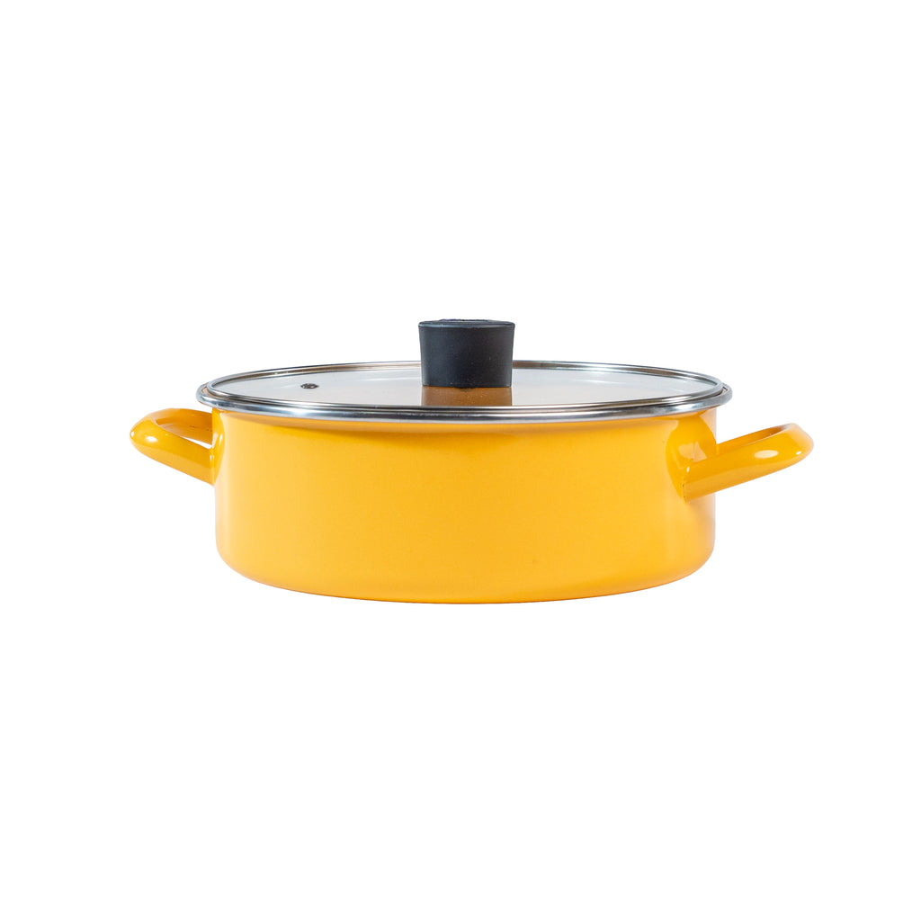 BUDINERA RECTA 24 CM CINSA PRAKTICA AMARILLO MEDITERRANEO (Caja con 6 piezas)