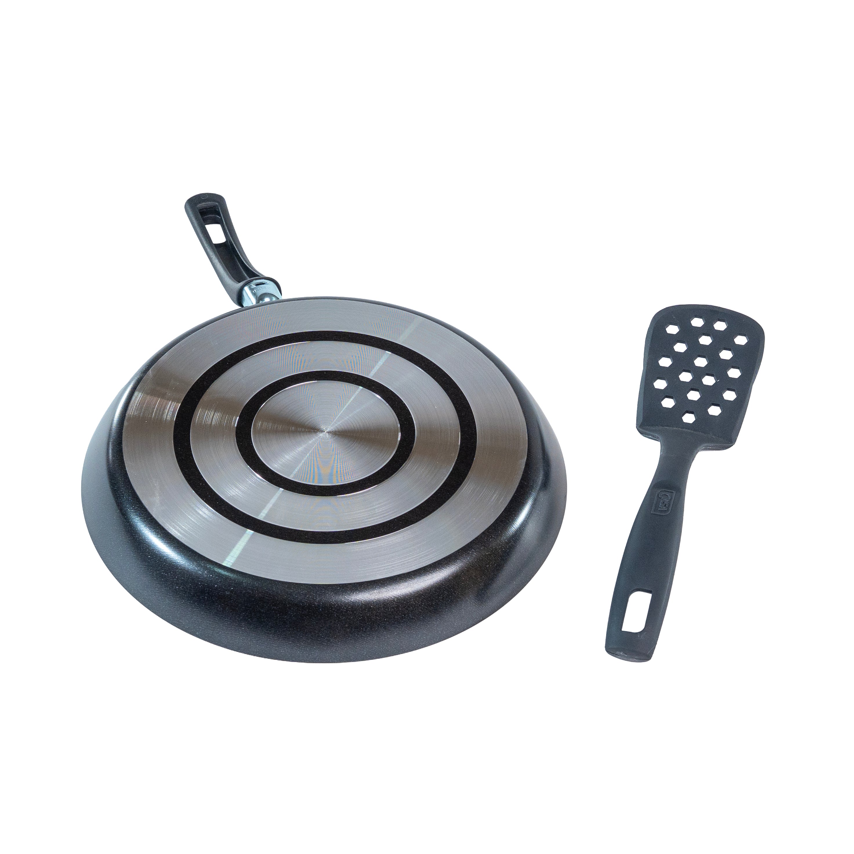 SARTEN ALUMINIO CINSA ESENCIAL 30CMS THERMOCELL Y UTENSILIO (Caja con 6 piezas)