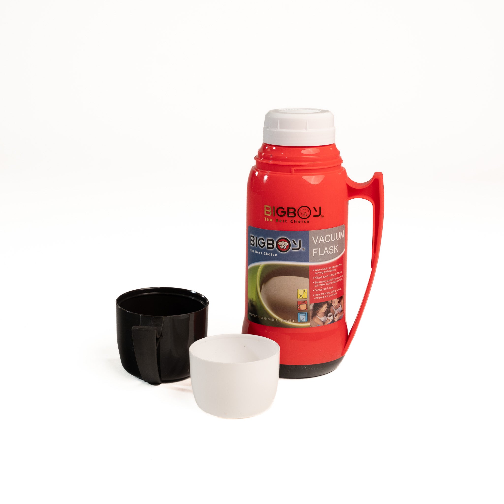 TERMO LISO COLORES 600 ML ROJO