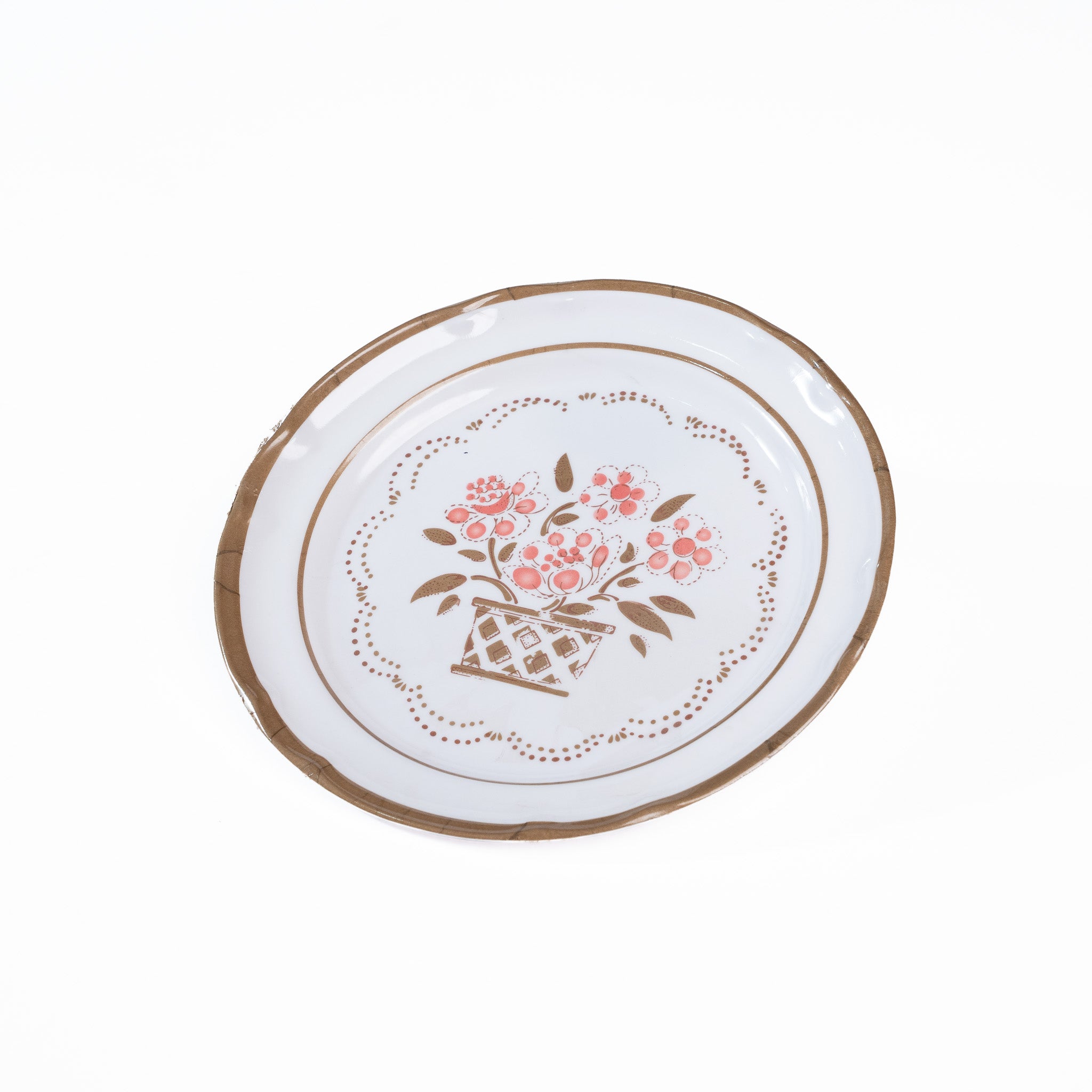 PLATO TRINCHE DE 10" FLOR DE OTOÑO (Caja con 144 piezas)