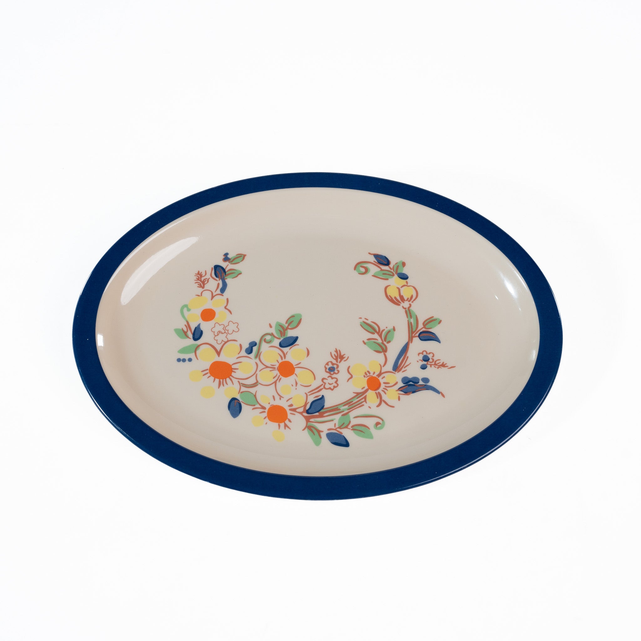 PLATON OVAL FLOR DE OTOÑO 11.5" (Caja con 72 piezas)