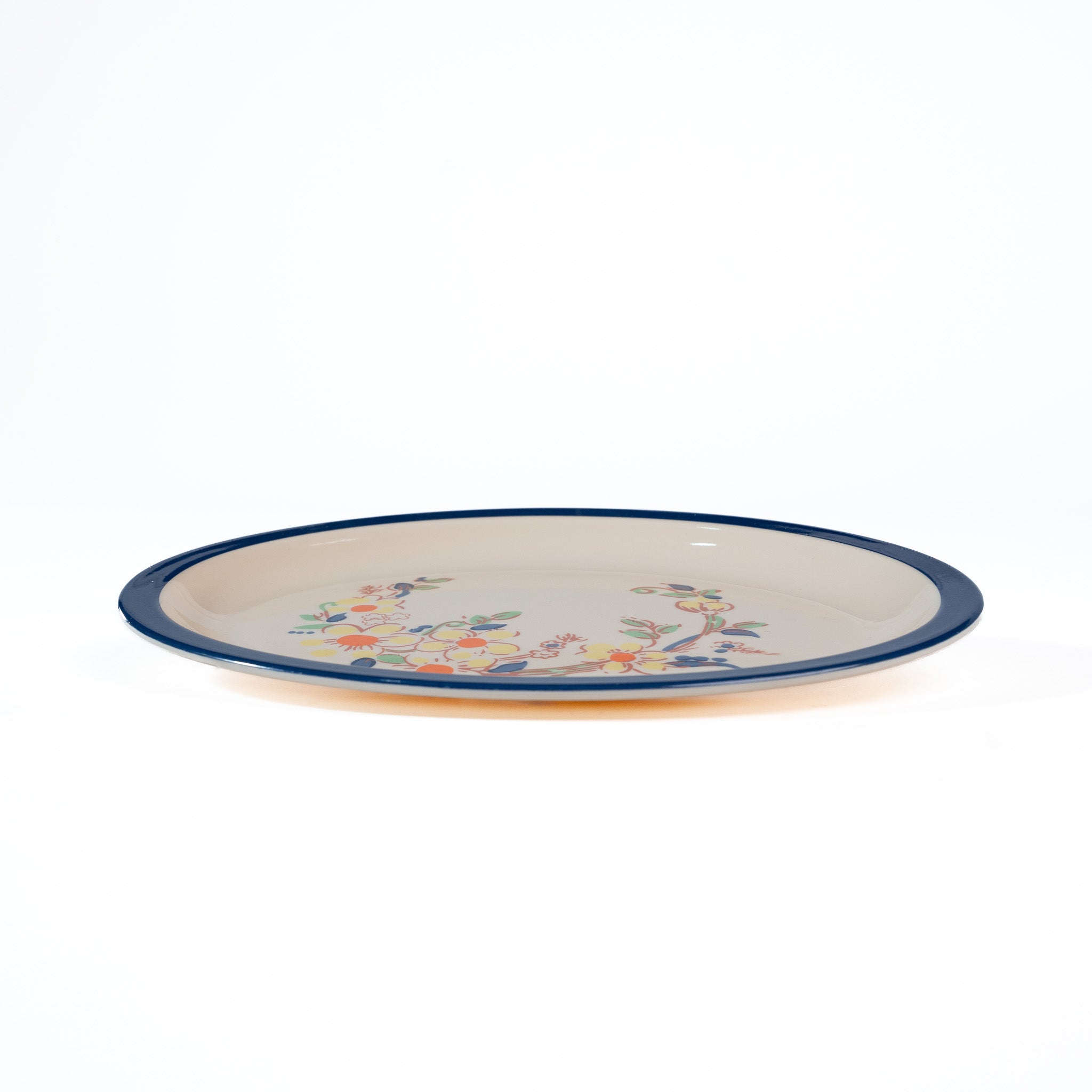 PLATON OVAL FLOR DE OTOÑO 11.5" (Caja con 72 piezas)
