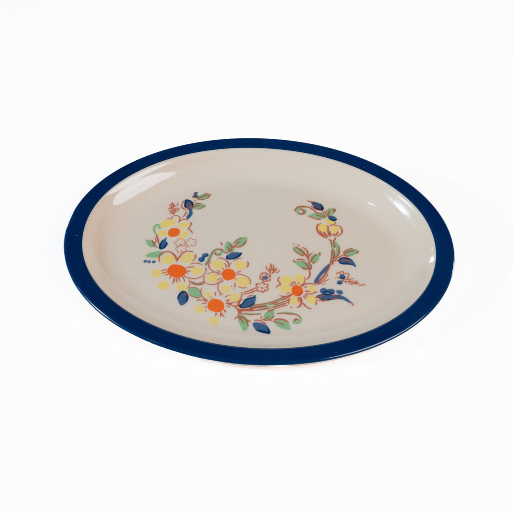 PLATON OVAL FLOR DE OTOÑO 11.5" (Caja con 72 piezas)