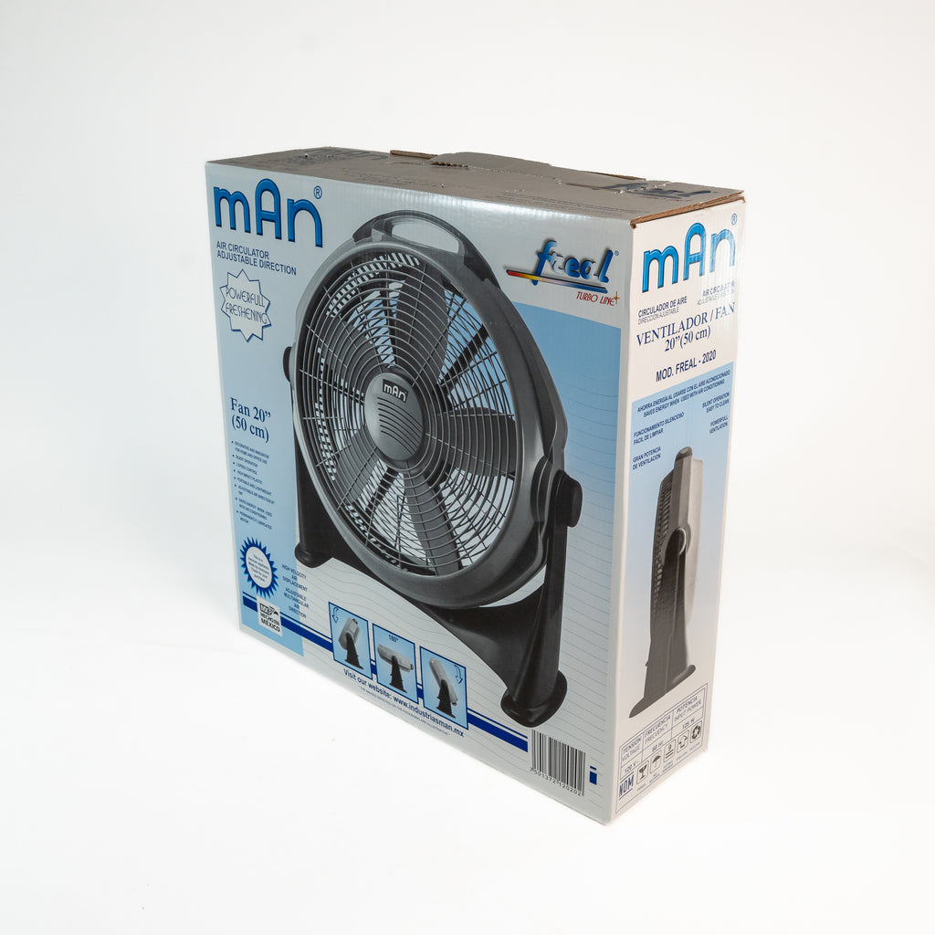 VENTILADOR DE PISO 20" 3 VELOCIDADES