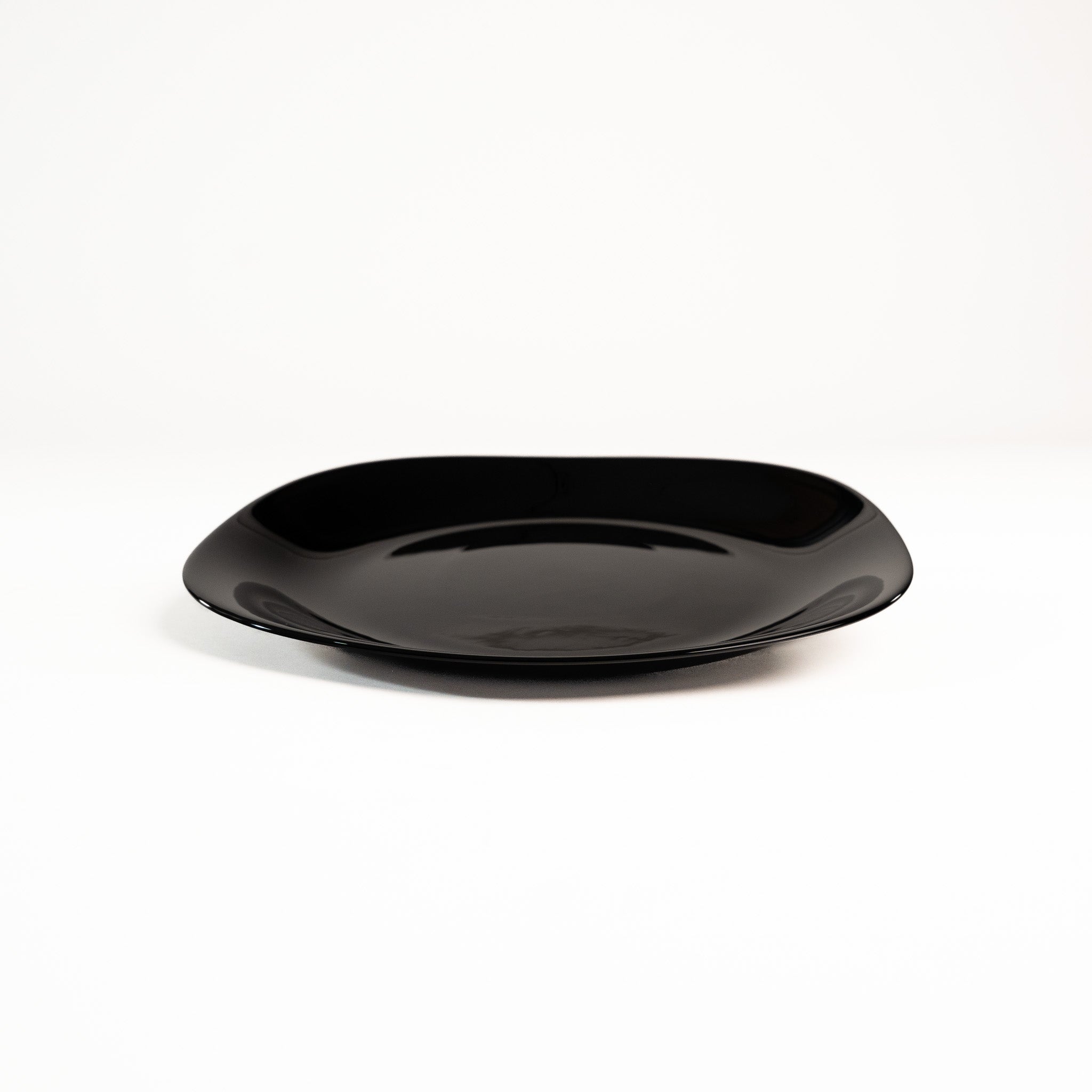 PLATO TRINCHE CUADRADO 11 PULGADAS NEGRO (Caja con 36 piezas)