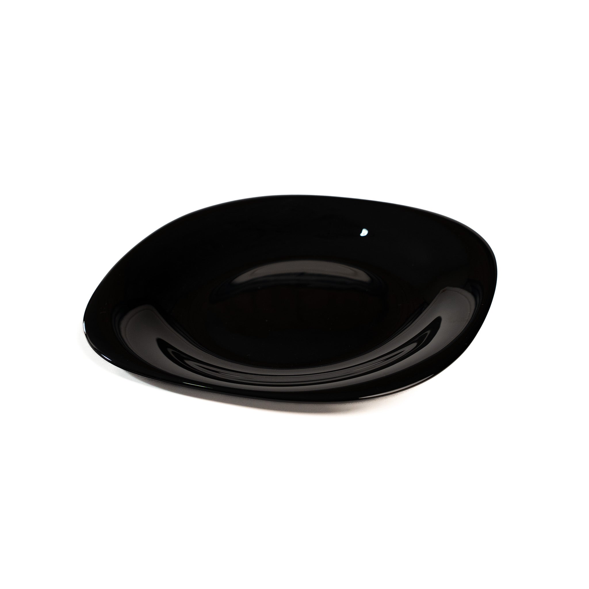 PLATO PASTEL CUADRADO 8 PULGADAS NEGRO (Caja con 48 piezas)
