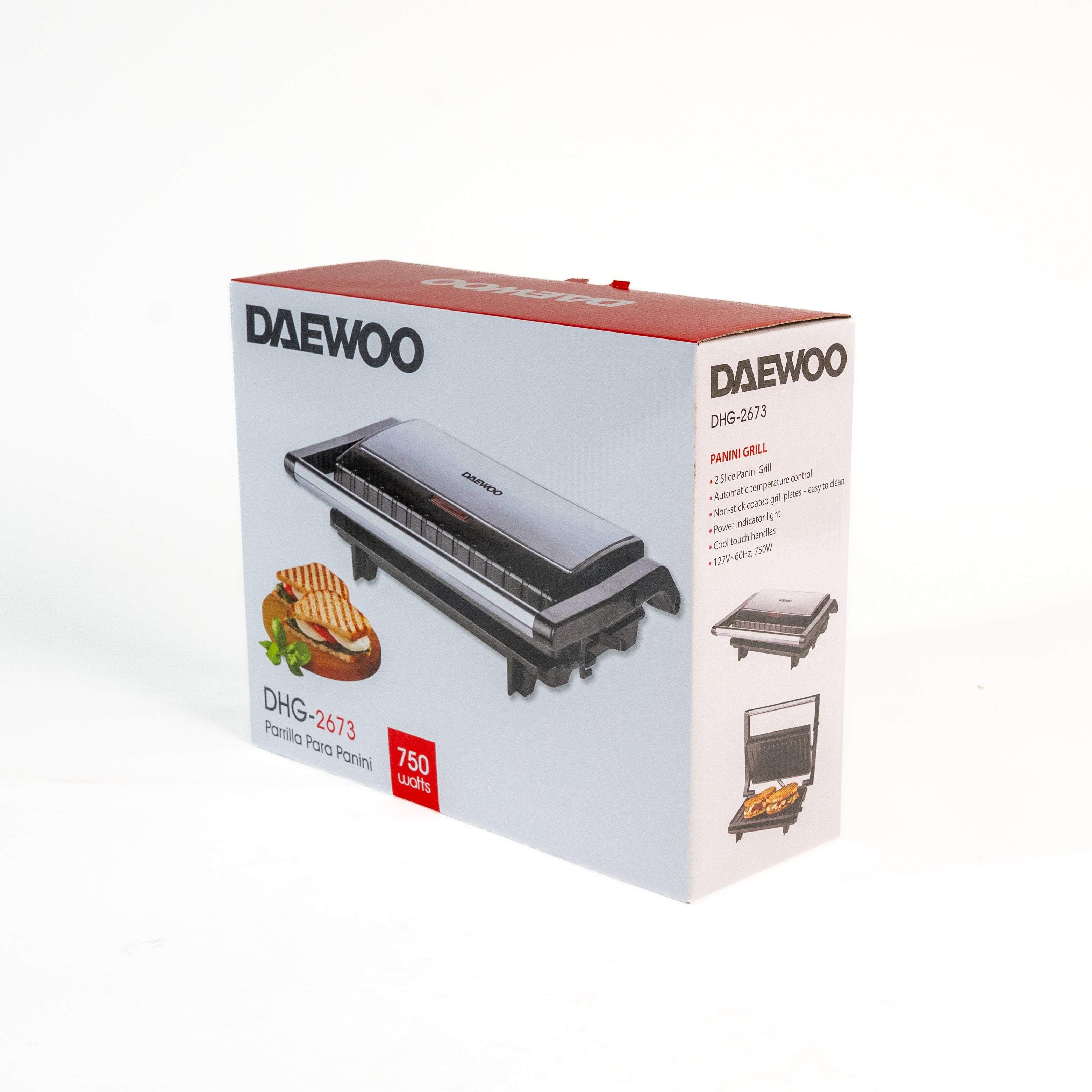 PARRILLA DE PANINI DE 2 REBANADAS