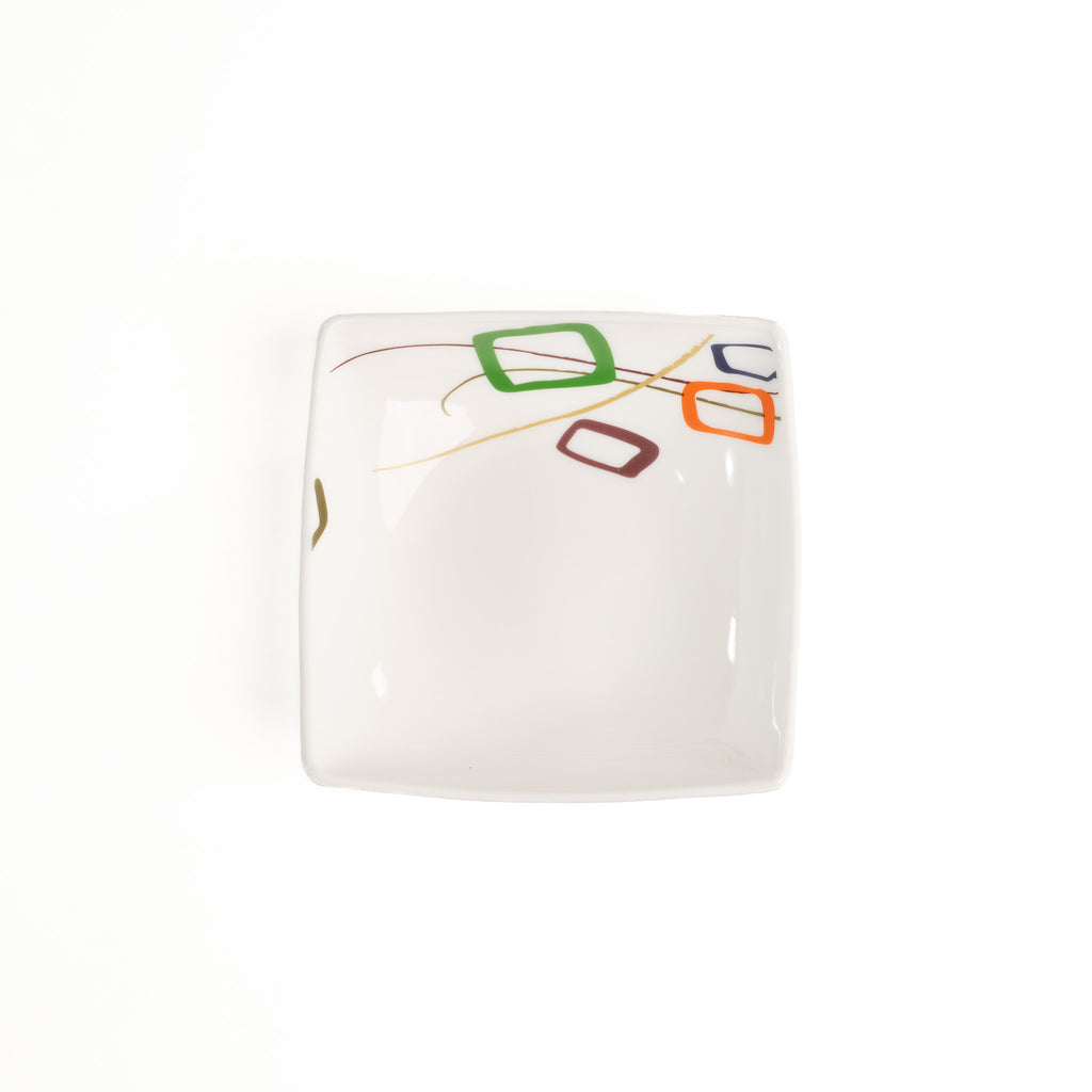 PLATO SOPERO PICOS 10 PULGADAS DECORADO (Caja con 18 piezas)