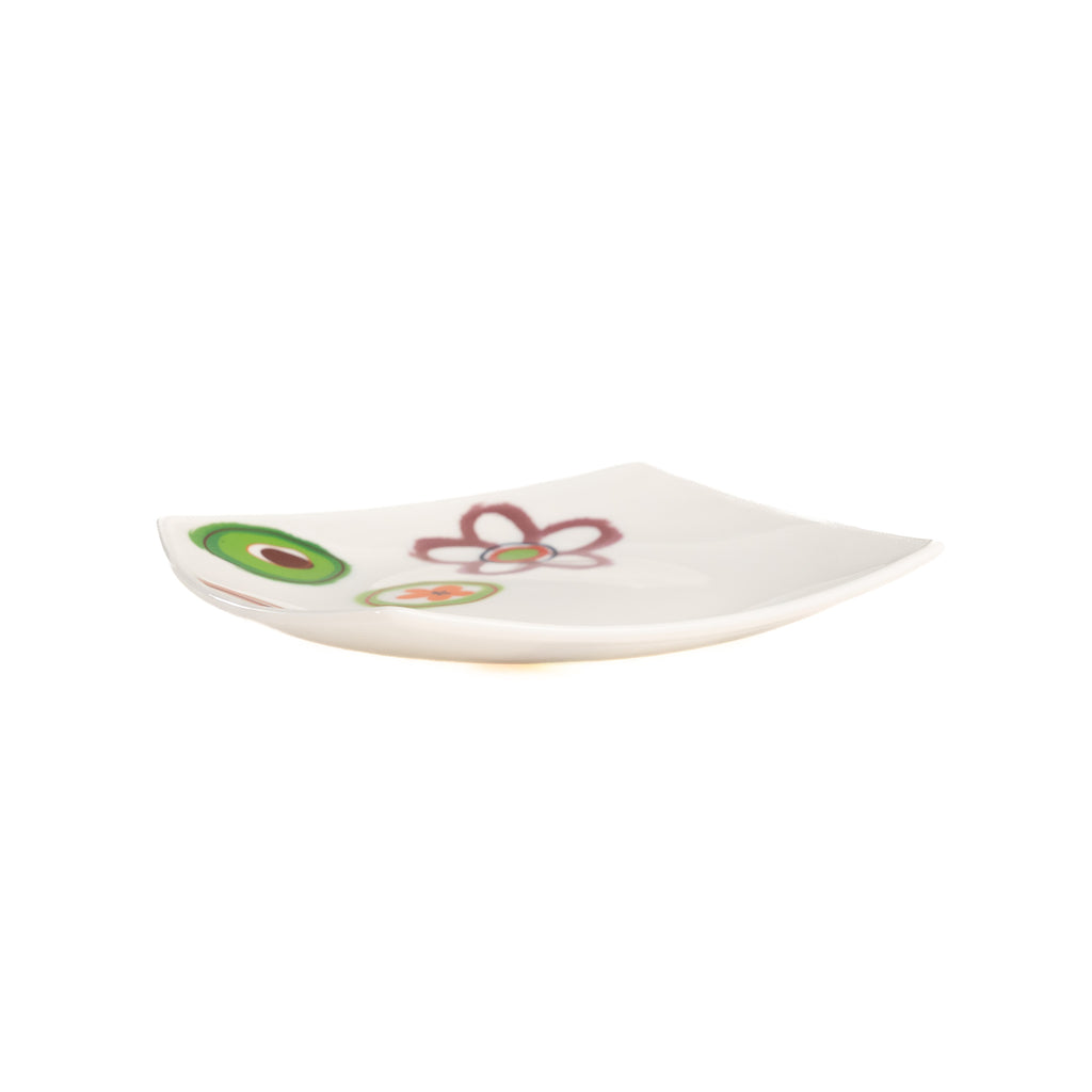 PLATO PASTEL PICOS 8.5 PULGADAS DECORADO (Caja con 72 piezas)