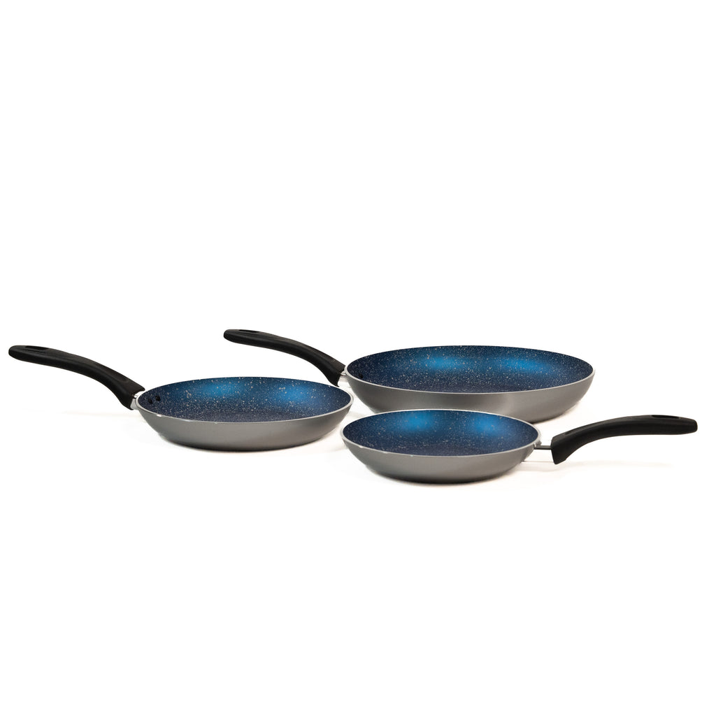 JUEGO SARTENES TOSCANA STONE ZAFIRO 3 MM