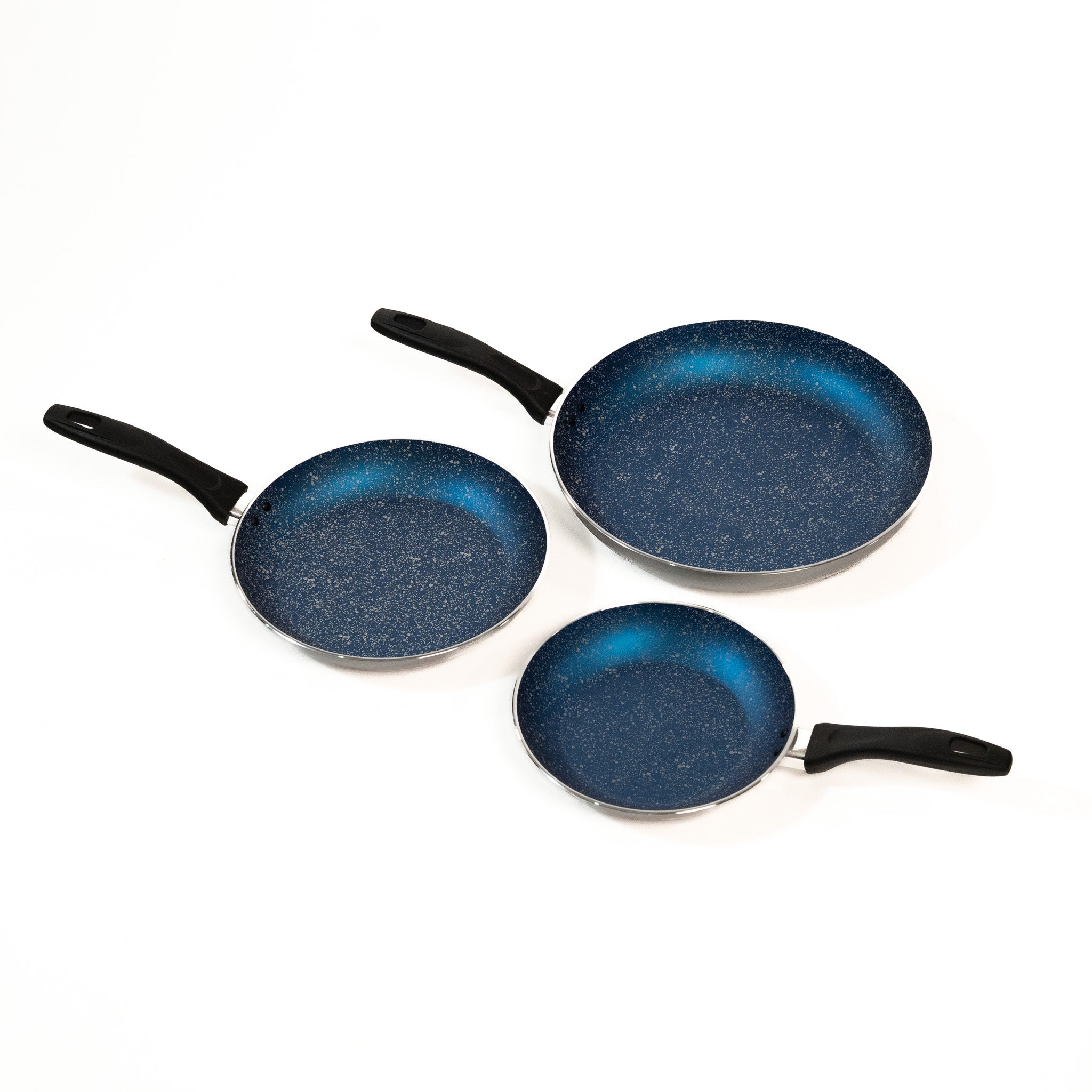 JUEGO SARTENES TOSCANA STONE ZAFIRO 3 MM