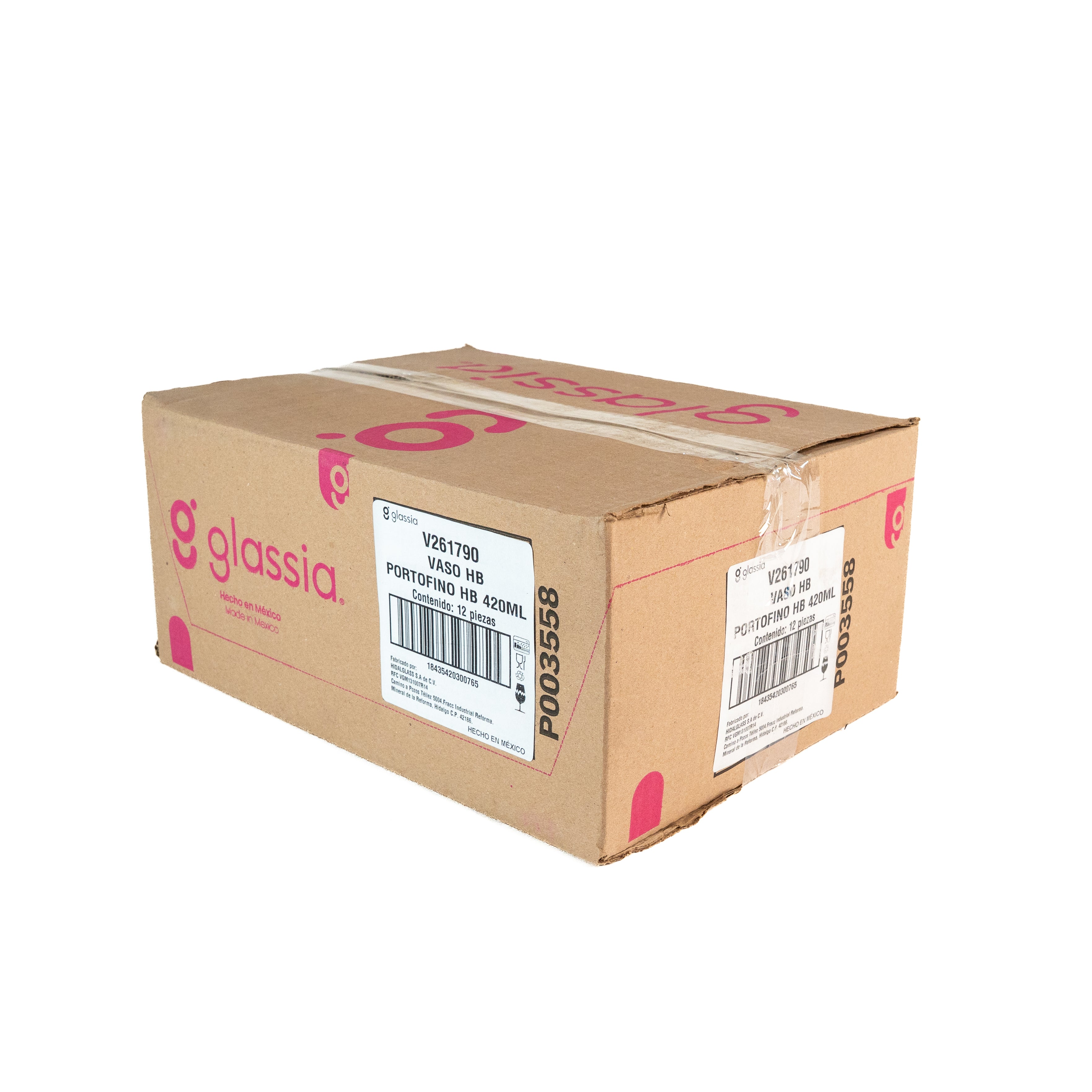 VASO HB PORTOFINO 420ML (Caja con 12 piezas)