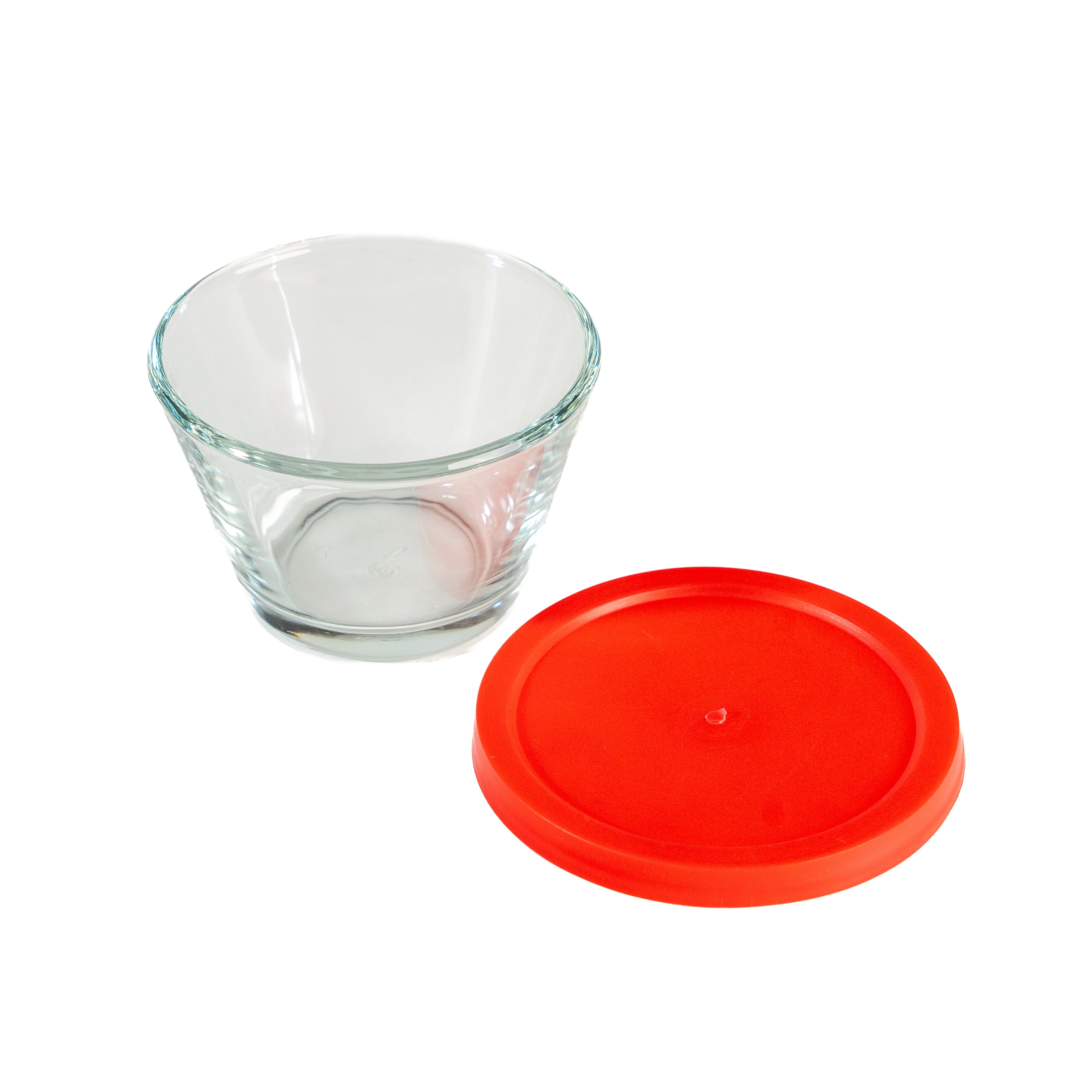 JUEGO DE 8 FLANERAS CON TAPA ROJA (Caja con 6 piezas)