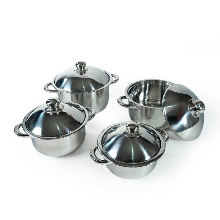 JUEGO DE 4 BUDINERAS # 18,20,22 Y 24 A. INOX T/METAL