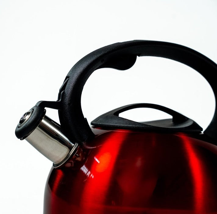 CAFETERA DE 2.5 LTS ACERO INOXIDABLE ROJA
