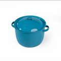 OLLA RECTA NO. 26 C/TAPA AZUL TURQUESA (Caja con 4 piezas)