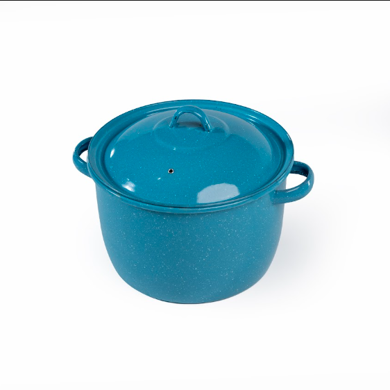 OLLA RECTA NO. 26 C/TAPA AZUL TURQUESA (Caja con 4 piezas)