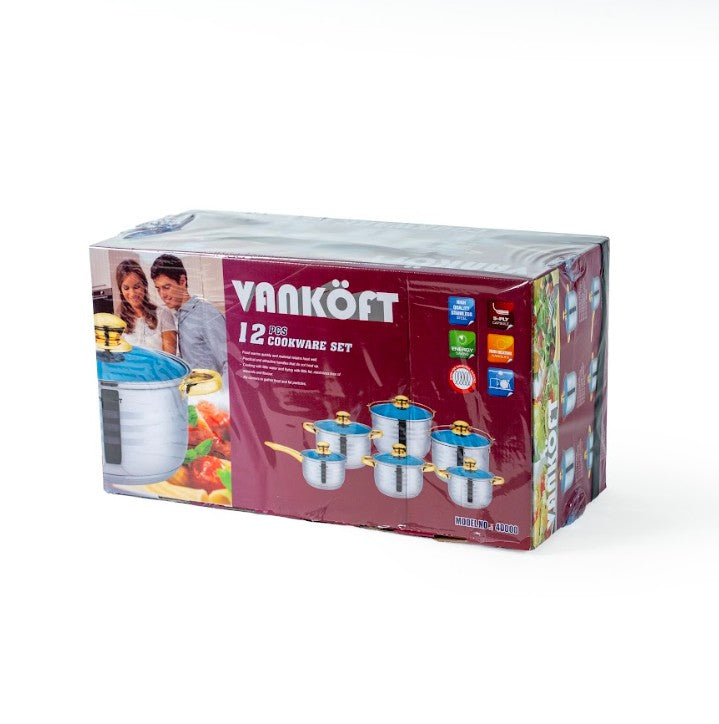 BATERIA VANKÖFT 12 PZAS 2 OLLAS ALTAS C/ASA