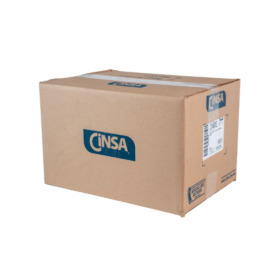 VASO RECTO 10 AZUL TURQUEZA CINSA (Caja con 12 piezas)