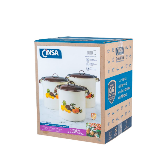JUEGO DE OLLAS IDEAL TROPICAL