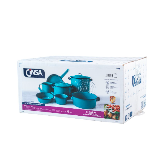 BATERIA GRETEL AZUL TURQUEZA