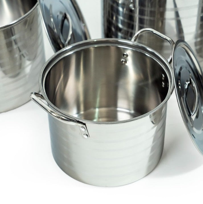 JUEGO STOCK POT SILVER LINE 8 PZ