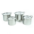 JUEGO STOCK POT SILVER LINE 8 PZ