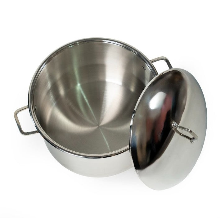 OLLA CONVEXA DE ACERO PROF GOURMET No. 38 29.5 LTST/M