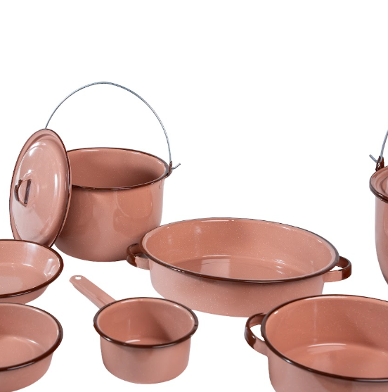 BATERIA RUBI ROSA PETALO JASP (Caja con 11 piezas)