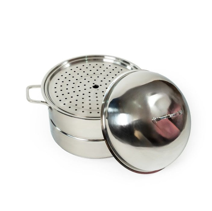 JUEGO CHEF 2 VAP STEAMER ACERO GOUR.