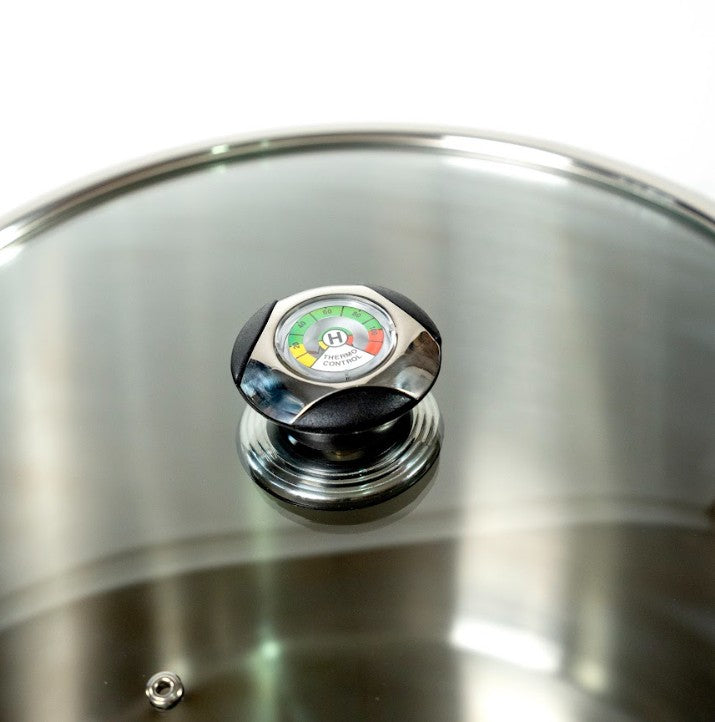 OLLA ACERO PROF GOURMET No. 34 DE 26.3 LTS T/V