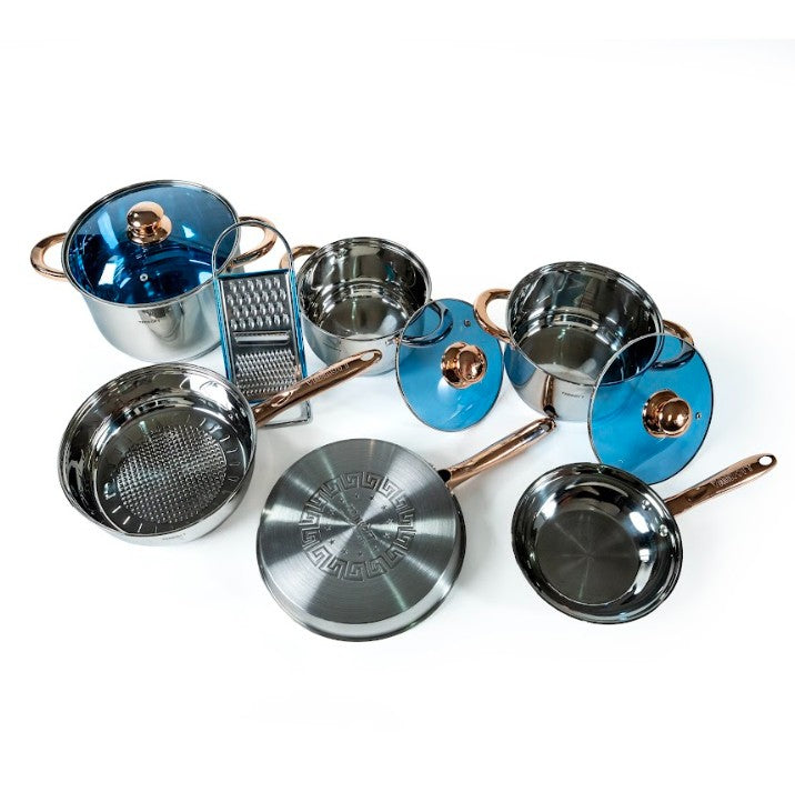 BATERIA ACERO INOXIDABLE 10 PIEZAS