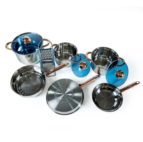 BATERIA ACERO INOXIDABLE 10 PIEZAS
