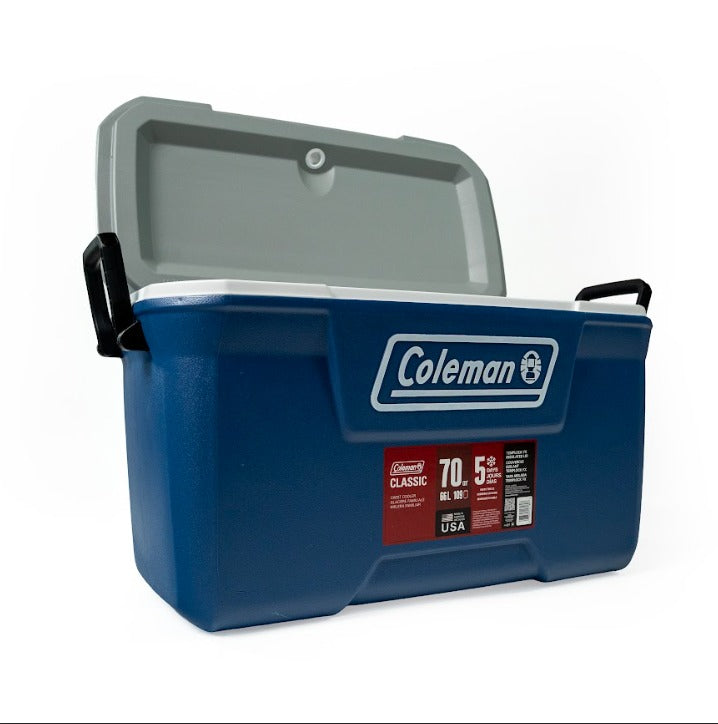 HIELERA 70 QT. AZUL